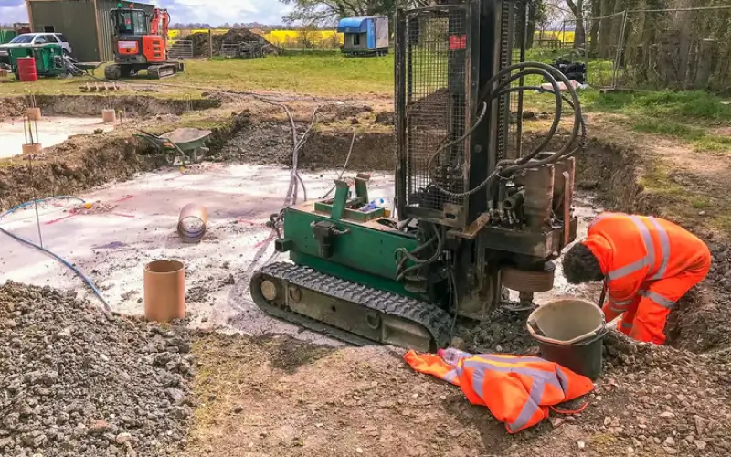 Construction worker working